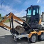 Mini pelle CASE CX26C 2.5T moteur Kubota D1305 – Travaux agricoles et TP