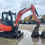 Mini pelle Kubota KX61-3 diesel 2,6T – 3 godets – TP et travaux agricoles