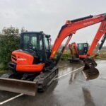 Mini pelle Kubota KX 057-4 diesel 5.55T – 3 godets – TP