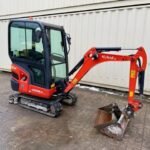 Mini pelle Kubota KX016-4 diesel 1.62t – cabine équipée