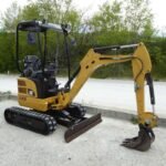 Mini pelle Caterpillar 301.7D CR diesel 1.7T – 3 godets